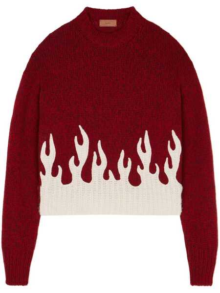  Alanui Jersey Con Cuello Redondo - Rojo 