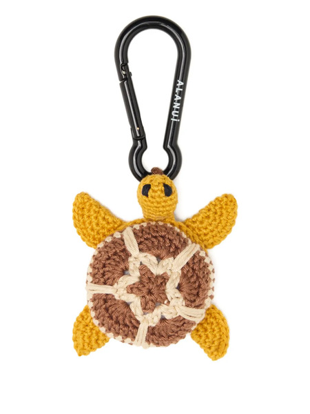  Alanui Llavero Turtle De Ganchillo - Amarillo 