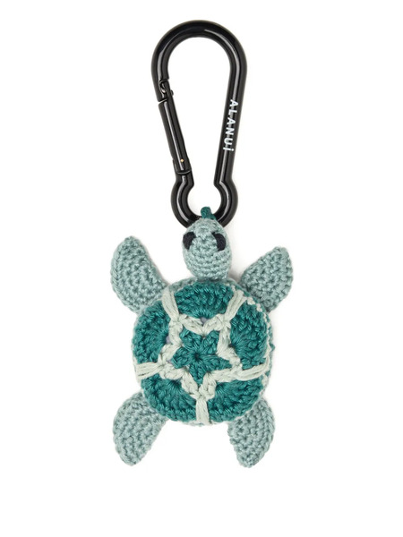  Alanui Llavero Turtle De Ganchillo - Verde 