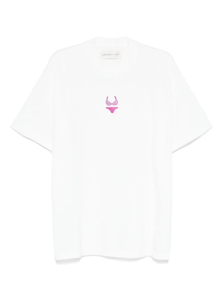  Alberto Bresci Camiseta Bordada - Blanco 