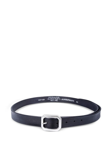  Alberto Luti Cinturón Con Hebilla Rectangular - Negro 