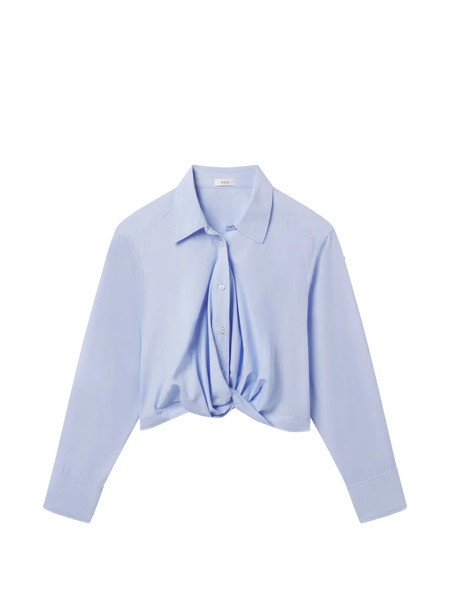  A.l.c. Camisa Leo Con Nudo - Azul 