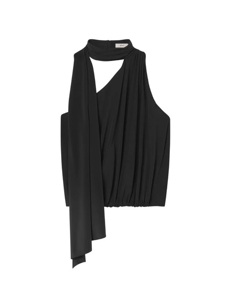  A.l.c. Top Celeste - Negro 