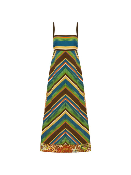  Alemais Vestido Largo Charlie - Azul 