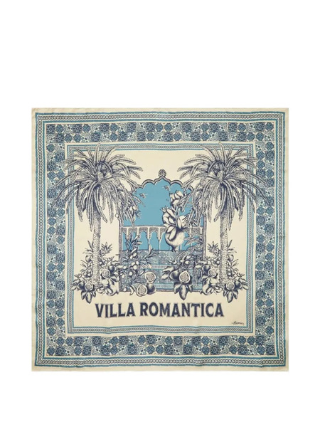  Alemais Villa Romantica Patterned Scarf - Neutro 