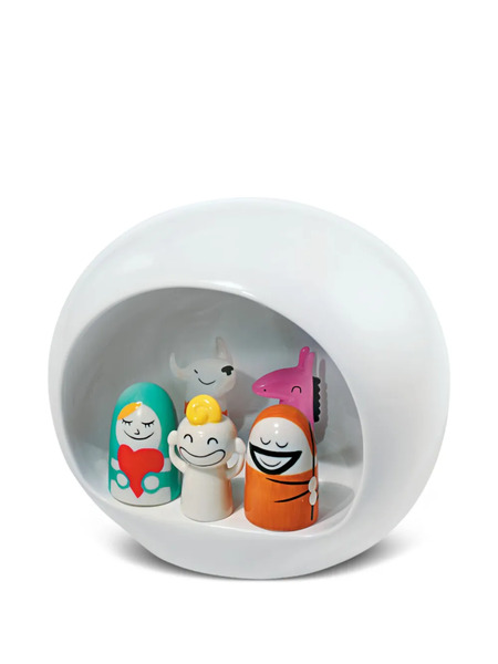  Alessi Decoración Del Hogar Del Belén - Blanco 