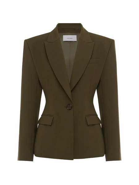  Alex Perry Blazer Con Solapas De Pico - Verde 