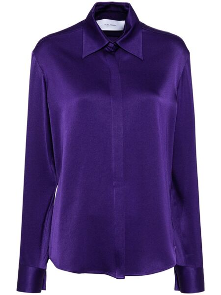  Alex Perry Camisa Ajustada - Morado 