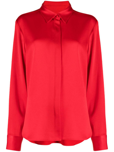  Alex Perry Camisa Con Botones - Rojo 