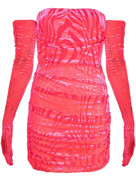  Alex Perry Minivestido Colter Con Fruncidos - Rosa 