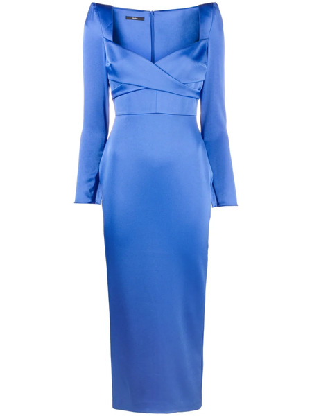  Alex Perry Vestido Midi Linden - Azul 