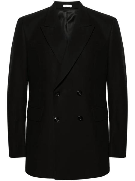  Alexander Mcqueen Blazer Con Doble Botonadura - Negro 