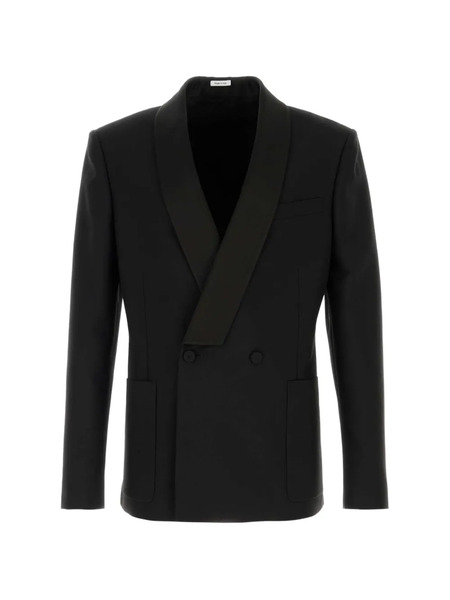 Alexander Mcqueen Blazer Con Doble Botonadura - Negro 