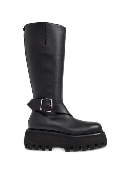  Alexander Mcqueen Botas Biker Con Plataforma - Negro 