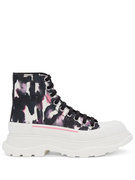  Alexander Mcqueen Botas Tread Slick - Negro 