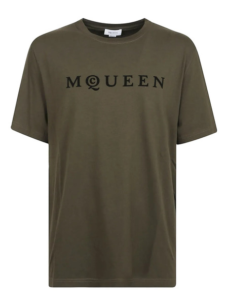  Alexander Mcqueen Camiseta Con Logo Estampado - Verde 