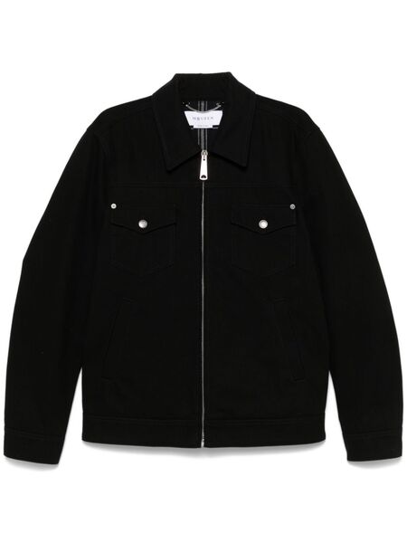  Alexander Mcqueen Chaqueta Vaquera - Negro 