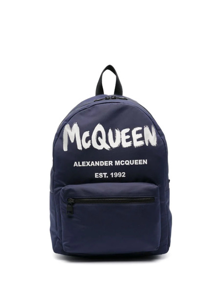  Alexander Mcqueen Mochila Metropolitan - Azul 