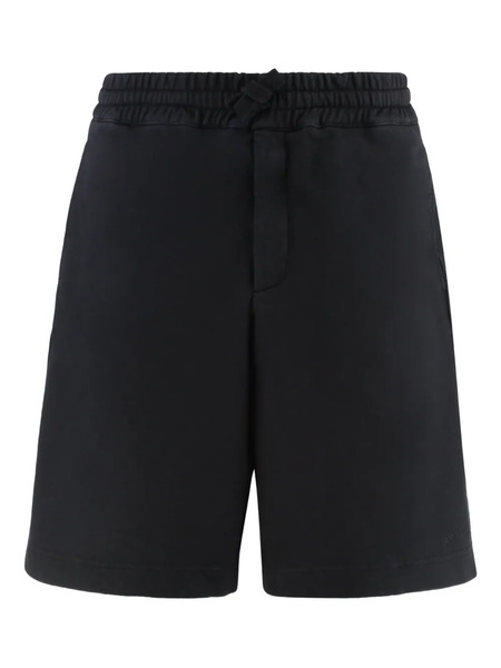  Alexander Mcqueen Pantalones Cortos Con Logo Bordado - Negro 