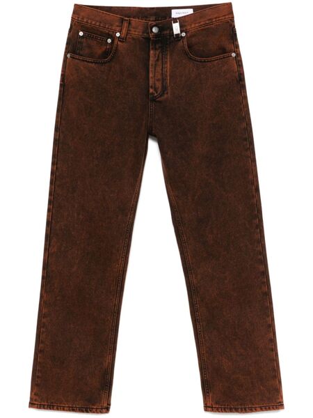  Alexander Mcqueen Vaqueros Rectos - Marrón 