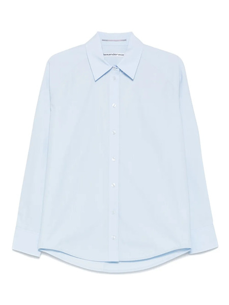  Alexander Wang Camisa De Algodón - Azul 
