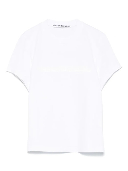  Alexander Wang Camiseta De Algodón - Blanco 