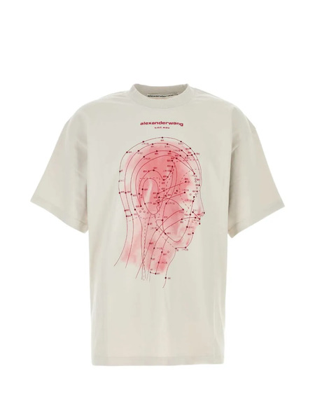  Alexander Wang Camiseta De Algodón - Blanco 