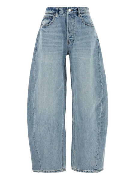  Alexander Wang Vaqueros De Talle Alto - Azul 