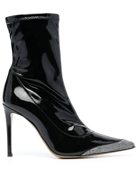  Alexandre Vauthier Botas Con Tacón De 105mm - Negro 