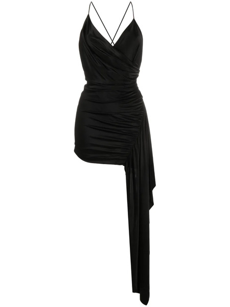  Alexandre Vauthier Vestido Corto Drapeado - Negro 