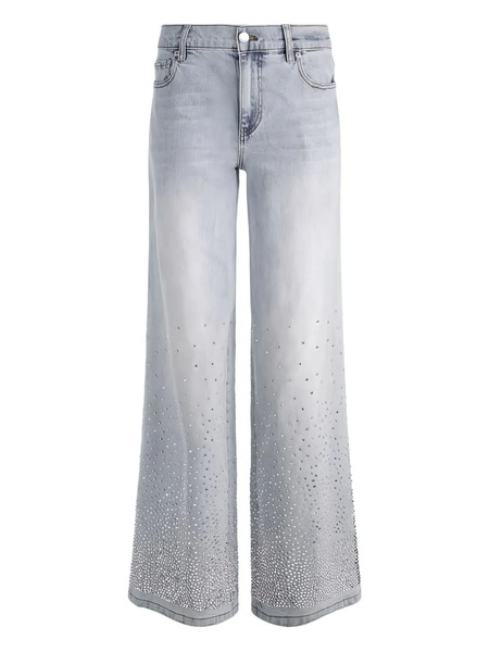  Alice + Olivia Vaqueros Amazing Con Apliques - Gris 