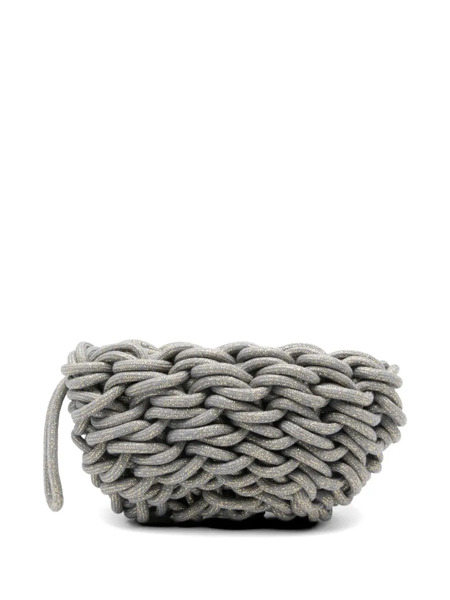  Alienina Bolso De Mano Lina Tejido - Plateado 