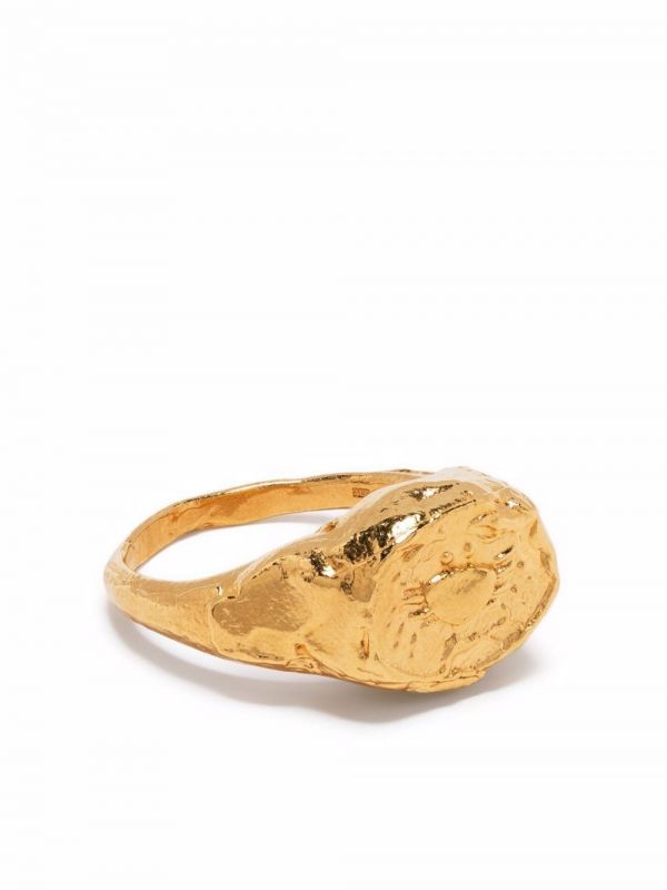  Alighieri Anillo Con Sello Cancer - Dorado 