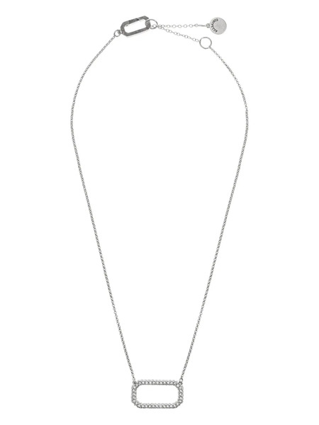  Allsaints Collar Con Montura Rectangular De Cristal - Plateado 
