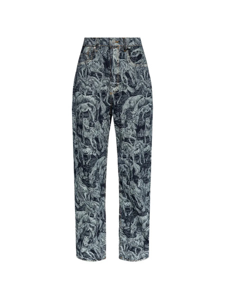  Allsaints Vaqueros Blake Estampados - Azul 