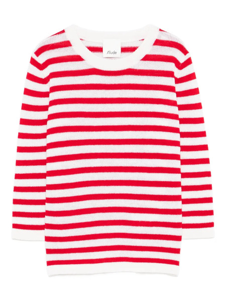  Allude Jersey A Rayas - Blanco 