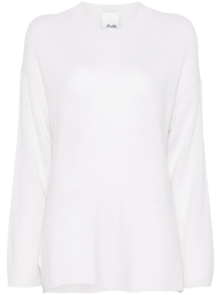  Allude Jersey Con Cuello Redondo - Blanco 