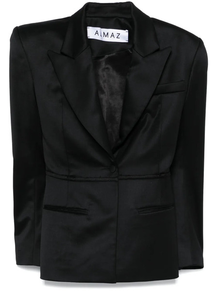  Almaz Blazer Con Botones - Negro 