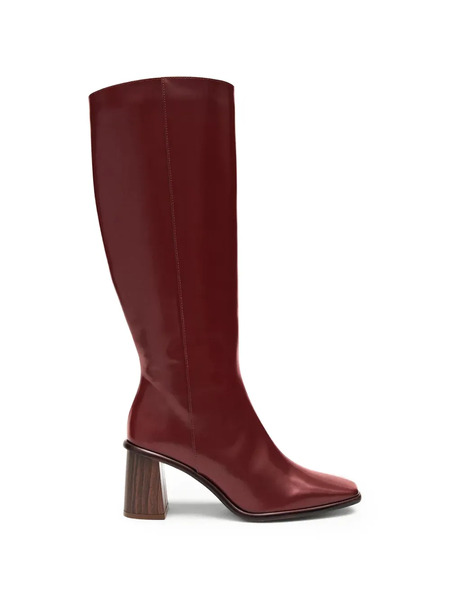  Alohas Botas Con Puntera Cuadrada - Rojo 