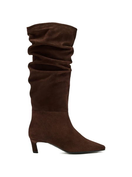  Alohas Botas Kalila Fruncidas - Marrón 