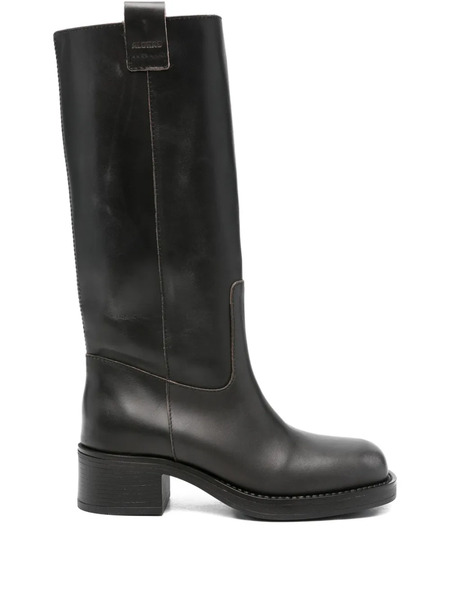  Alohas Botas Sajan Con Tacón De 55 Mm - Negro 