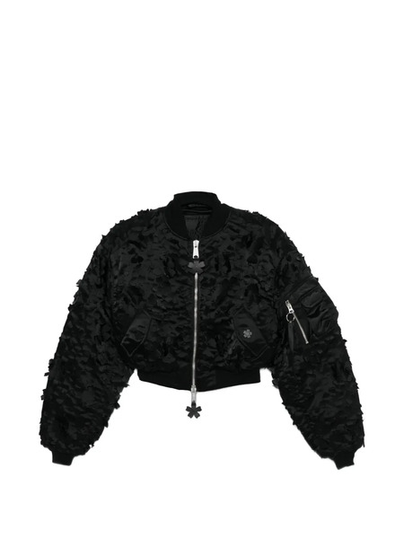  Alpha Industries Chaqueta Bómber Ma-1 Con Aplique Floral De Alpha Industries X Cecile Bahnsen - Negro 