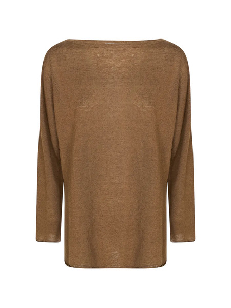  Alpha Studio Blusa Con Cuello - Marrón 
