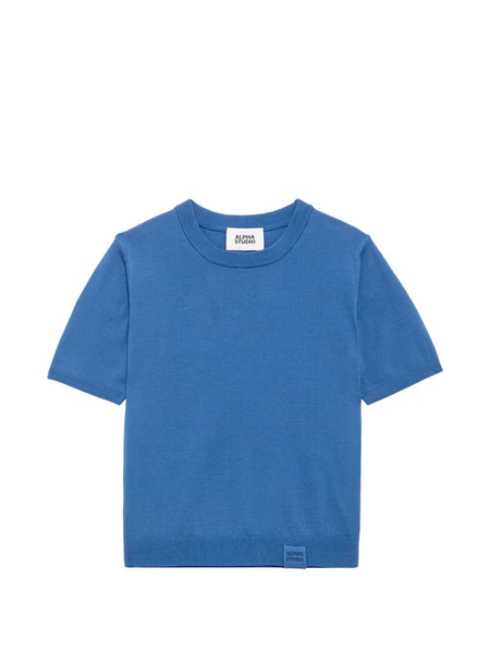  Alpha Studio Camiseta De Manga Corta - Azul 