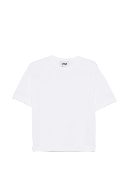  Alpha Studio Camiseta De Manga Corta - Blanco 