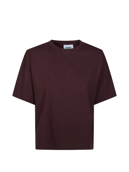  Alpha Studio Camiseta Estilo Boxy De Algodón - Rojo 
