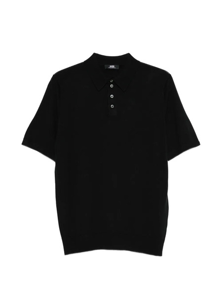  Alpha Studio Polo Con Botones - Negro 