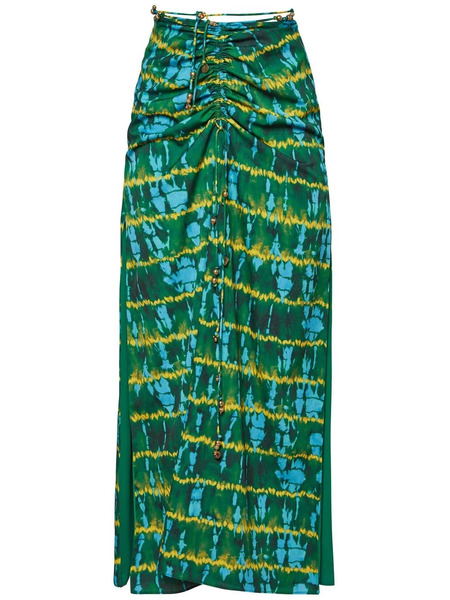  Altuzarra Falda Con Estampado Gráfico - Verde 