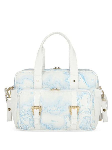  Alviero Martini Kids Bolso Cambiador Con Hebilla World Map - Neutro 