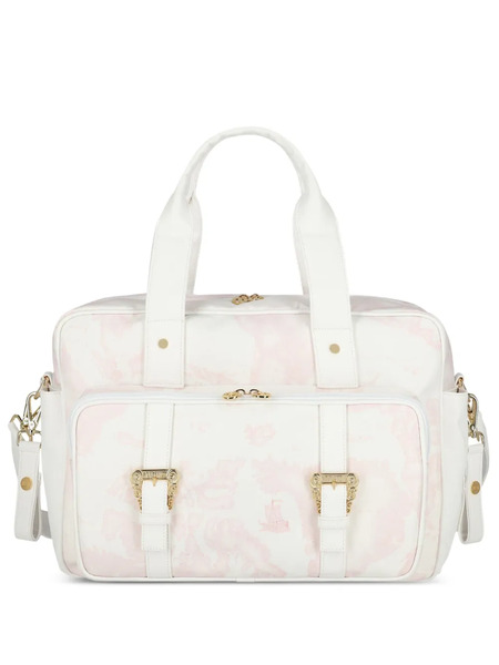  Alviero Martini Kids Bolso Cambiador Con Motivo Geométrico - Blanco 